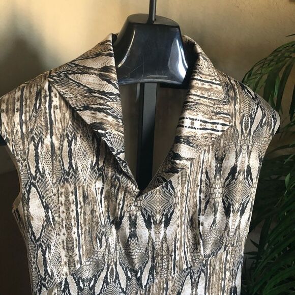 Joeffer Caoc snake print dress size 6 - Picture 2 of 11